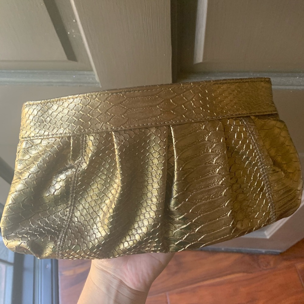 Style & Co Gold Clutch